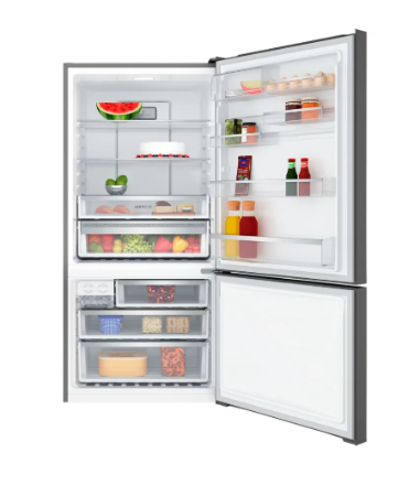 Electrolux EBE5007BDR 496L UltimateTaste 500 Bottom Mount Fridge Matte Black Right Hand