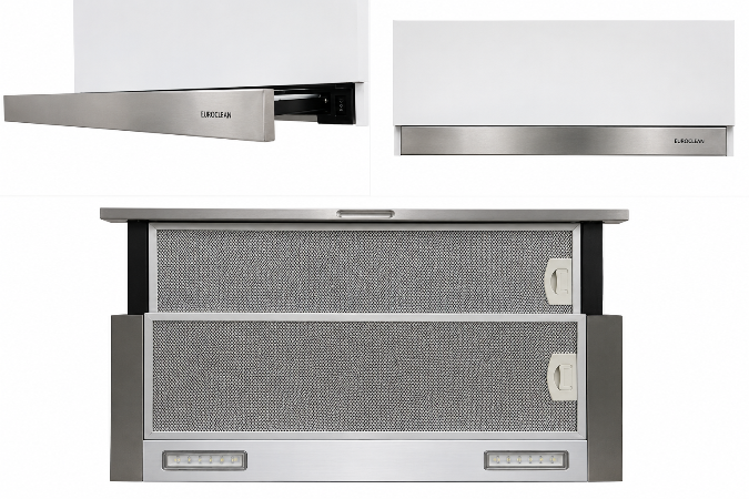 EUROCLEAN ECCB323RH 90cm Canopy Rangehood – Stainless Steel