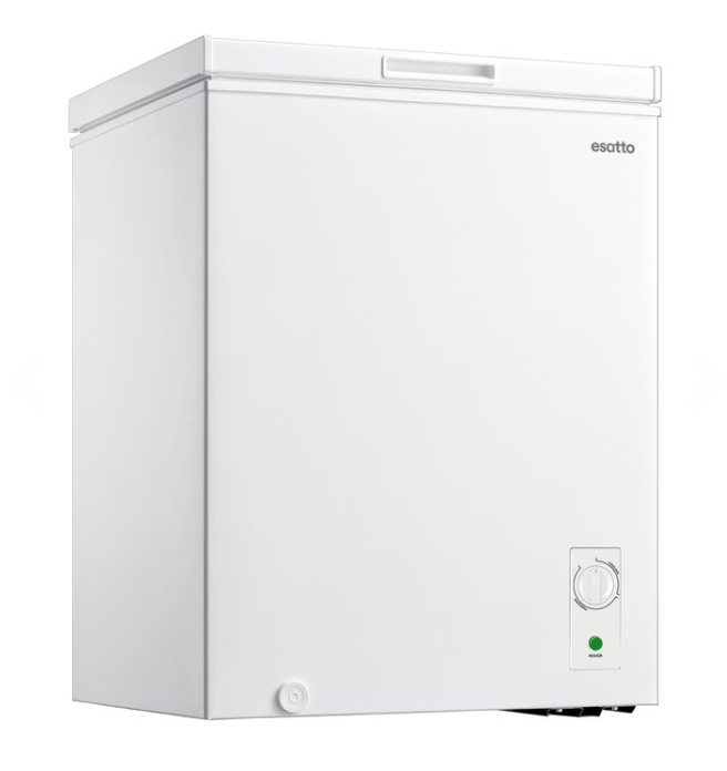 Esatto ECF142W2 142L Hybrid Chest Fridge/Freezer White Freezer OR Fridge Hybrid