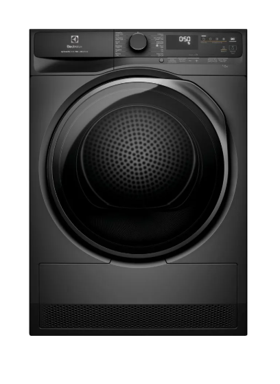 Electrolux EDH903R7SC 9kg UltimateCare 700 heat pump dryer with 3D Sense Dark Onyx