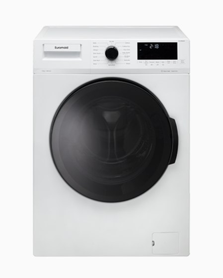 Euromaid EFLP1000W 10kg Front Loader Washing Machine, White