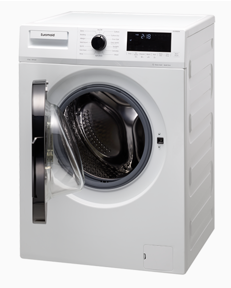 Euromaid EFLP1000W 10kg Front Loader Washing Machine, White