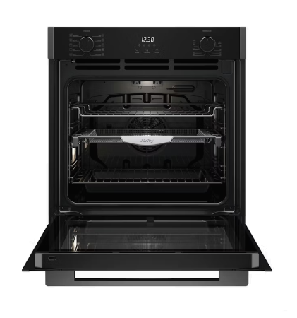 Euromaid EO610ATB 60cm 10 Function Built-In Oven with Air Fry – Dark Stainless Steel