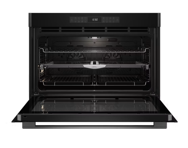 Euromaid EO916ASTB 90cm 148L 16 Function Built-In Oven with Air Fry – Dark Stainless Steel