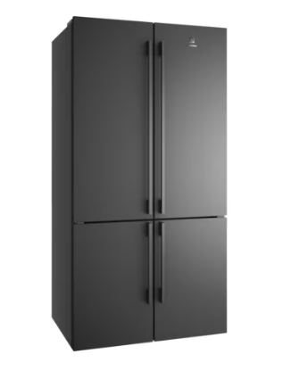 Electrolux EQE5607BA 562L UltimateTaste 700 quad door fridge - Matte charcoal black