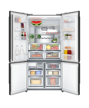 Electrolux EQE5607BA 562L UltimateTaste 700 Quad Door French Door Fridge Matte Black