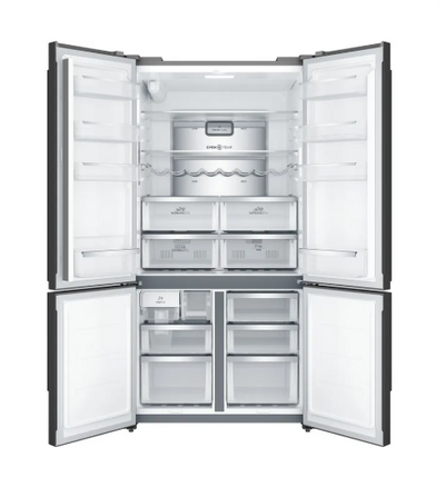 Electrolux EQE5657BA 562L UltimateTaste 700 quad door fridge Matte charcoal black Refrigerator
