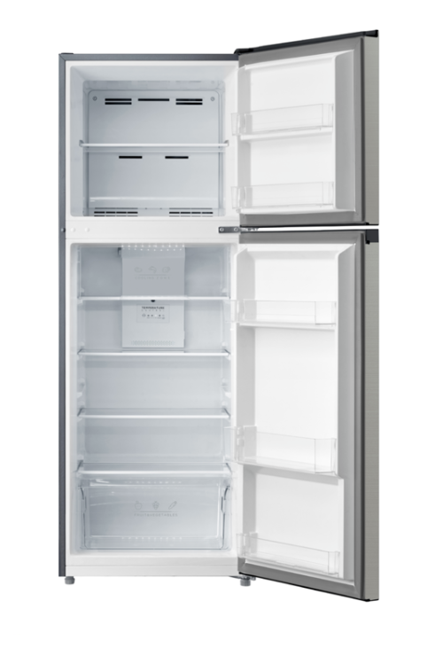 Esatto ETM236S 236L Top Mount Refrigerator Silver Refrigerator