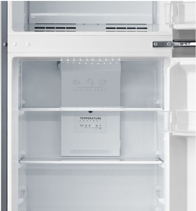 Esatto ETM236S 236L Top Mount Refrigerator Silver Refrigerator
