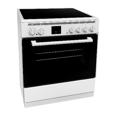 Eurotag EU-60WC 60cm Freestanding Electric Cooker – White