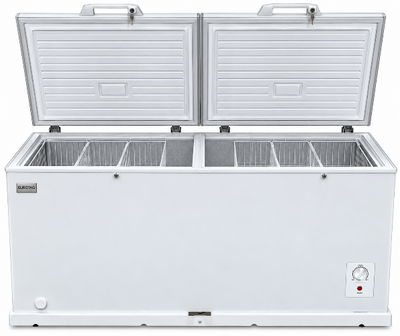 Eurotag EU-800CF 718L Commercial Chest Freezer with Dual Solid Lids – White