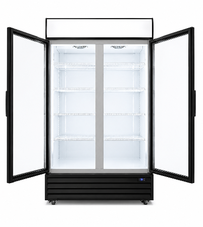 Eurotag EU1000 1000L Double Glass Door Display Fridge