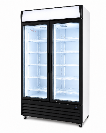 Eurotag EU1000 1000L Double Glass Door Display Fridge