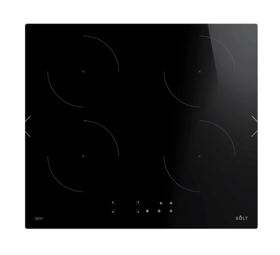 Sôlt GGSCI60T 60cm 4 Zone Induction Cooktop – Black Ceramic Glass