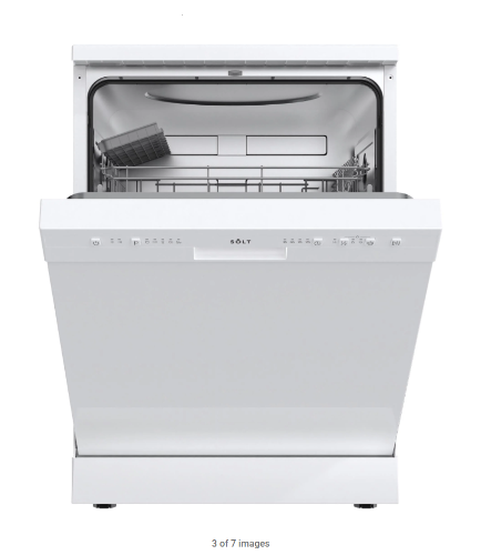 Sôlt GGSDW6013W 60cm 13 Place Setting Freestanding Dishwasher – White