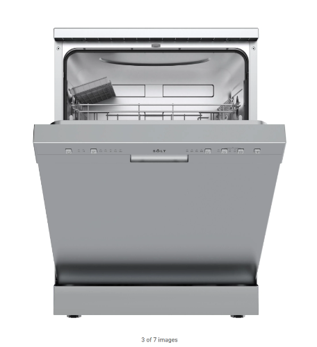 Sôlt GGSDW6013X 60cm 13 Place Setting Freestanding Dishwasher – Stainless Steel