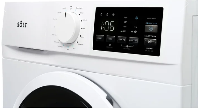 SOLT GGSFLW800W 8kg Front Load Washing Machine – White