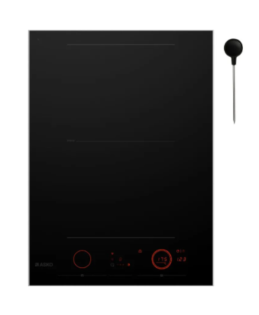 ASKO HID352GC 38cm Series 8 Induction Cooktop – Black Glass