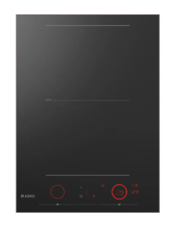 ASKO HID352GC 38cm Series 8 Induction Cooktop – Black Glass