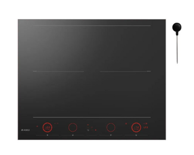 ASKO HID654GC 60cm Celsius°Cooking™ 4 Zone Induction Cooktop – Black Ceramic Glass