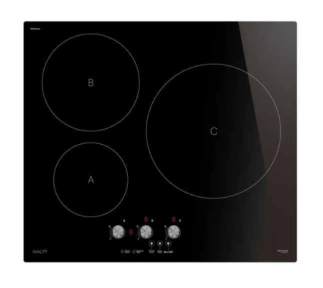 Inalto ICI603K-1 60cm 3 Zone Induction Cooktop