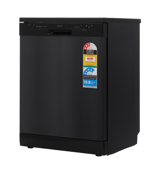 Inalto IDW604BX 60cm Freestanding Dishwasher Black S/Steel dISHWASHER