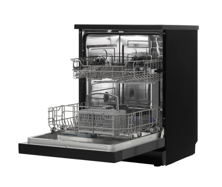 Inalto IDW604BX 60cm Freestanding Dishwasher Black S/Steel dISHWASHER
