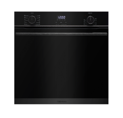 Technika TO6010ATB 60cm 10 Function Built-In Oven with Steam Bake & Air Fry – Dark Stainless