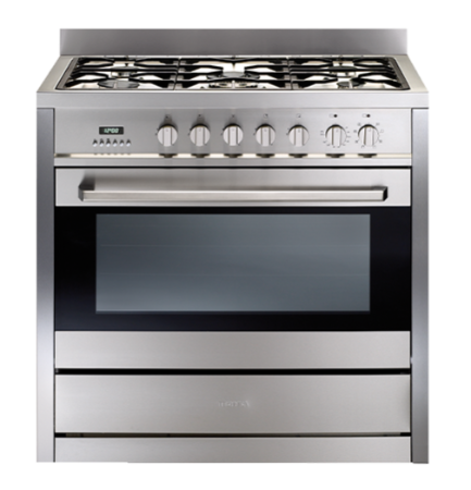 Technika TU950TME8 90cm Dual Fuel Freestanding Cooker Stainless Steel