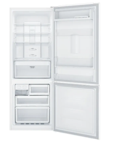 Westinghouse WBB3100WK 308L bottom freezer fridge - White