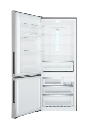 Westinghouse WBE4302ACL 425L Bottom Mount Fridge Silver