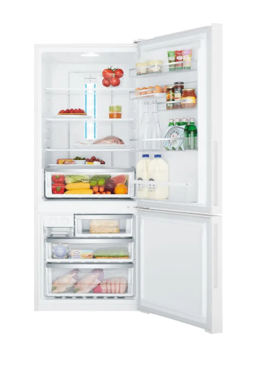 Westinghouse WBE4302WC-R 425L bottom freezer fridge - White Refrigerator