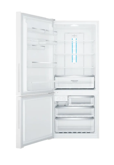 Westinghouse WBE4302WCL 425L bottom freezer fridge - White