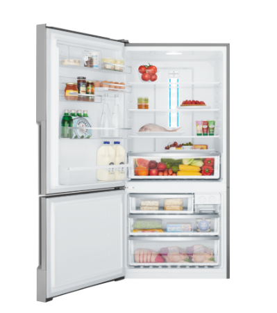 Westinghouse WBE5300SCL 496L bottom freezer fridge - Stainless steel