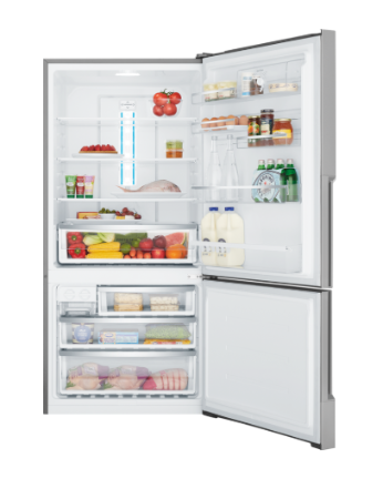 Westinghouse WBE5300SCR 496L bottom freezer fridge - Stainless steel Right Hand