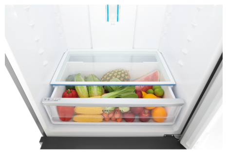 Westinghouse WBE5300SCR 496L bottom freezer fridge - Stainless steel Right Hand