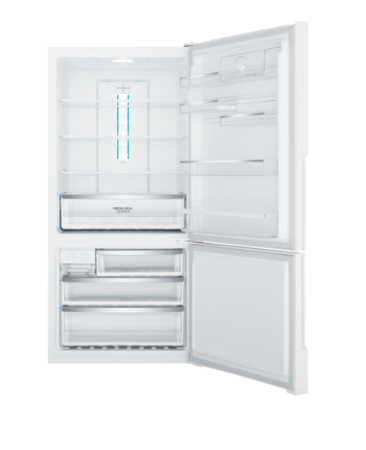 Westinghouse WBE5300WCR 496L bottom freezer fridge - White