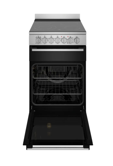 Westinghouse WFE542SCB 54cm freestanding electric oven and ceramic cooktop, stainless steel