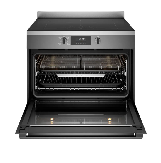 Westinghouse WFEP9757DD 90cm electric pyrolytic freestanding oven with AirFry dark stainless steel Freestanding Oven