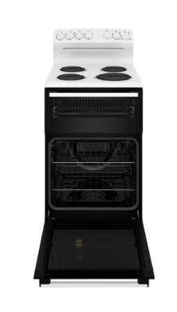 Westinghouse WLE522WC 54cm freestanding electric oven and coil cooktop white Freestanding Oven