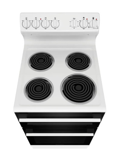 Westinghouse WLE522WC 54cm freestanding electric oven and coil cooktop white Freestanding Oven