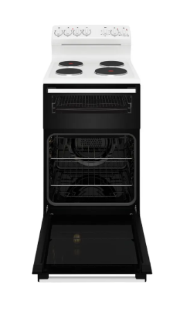 Westinghouse WLE532WC 54cm freestanding electric oven and solid cooktop white - Freestanding Oven