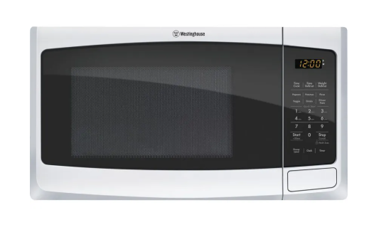 Westinghouse WMF2302WA 23L white countertop microwave oven