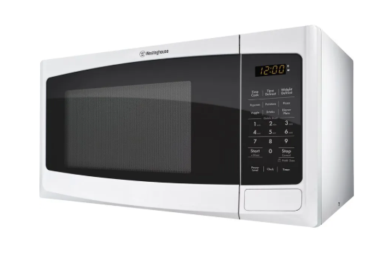 Westinghouse WMF2302WA 23L white countertop microwave oven