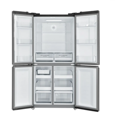 Westinghouse WQE4900BA 496L Quad Door Fridge – Matte Charcoal Black
