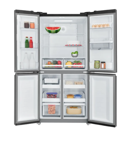 Westinghouse WQE4960BA 492L Quad Door Refrigerator – Matte Charcoal Black