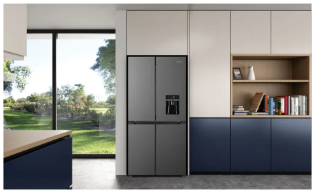 Westinghouse WQE4960BA 492L Quad Door Refrigerator – Matte Charcoal Black