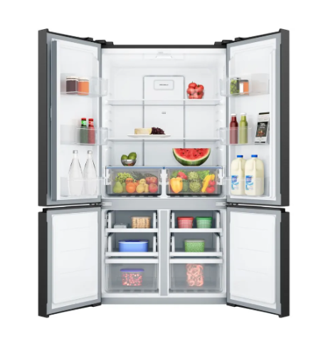 Westinghouse WQE5400BD 547L Quad Door Fridge – Matte Black