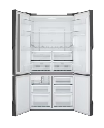 Westinghouse WQE5600BA 564L Quad Door Fridge - Matte charcoal black