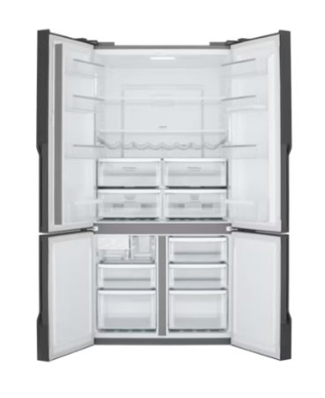Westinghouse WQE5600BA 564L Quad Door Fridge - Matte charcoal black